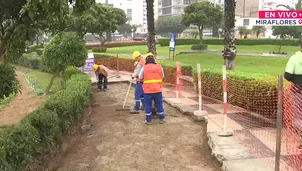 La intervención incluye la demolición del concreto y la verificación del terreno. / Video: Canal N