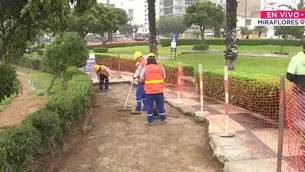 La intervención incluye la demolición del concreto y la verificación del terreno. / Video: Canal N