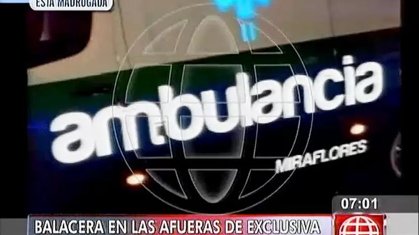 Miraflores: Una persona resultó herida de bala en exteriores de exclusiva discoteca 