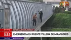 Miraflores: Policía rescató a un hombre que trató de lanzarse desde el Puente Villena