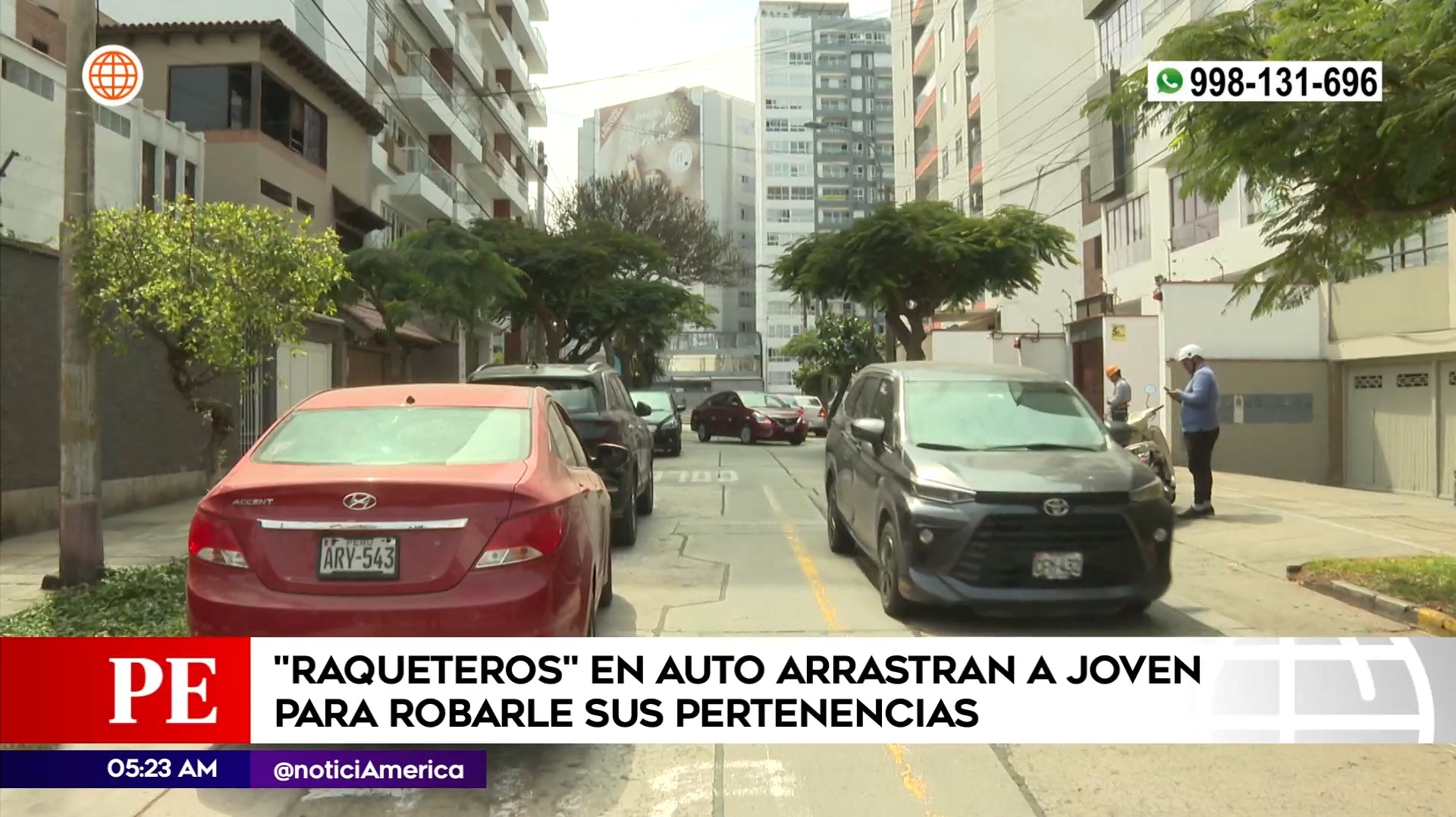 Robos en Miraflores. Foto: América Noticias