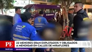 El hecho ocurrió en Miraflores. Foto: América TV