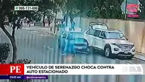 Accidente de tránsito en Miraflores. Foto y video: América Noticias