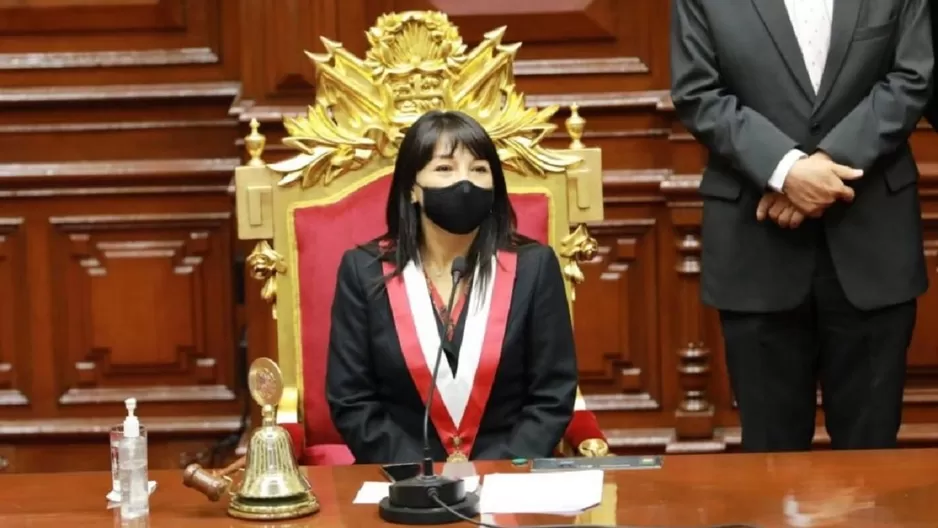 Mirtha Vásquez, presidenta del Congreso. Foto: El Comercio