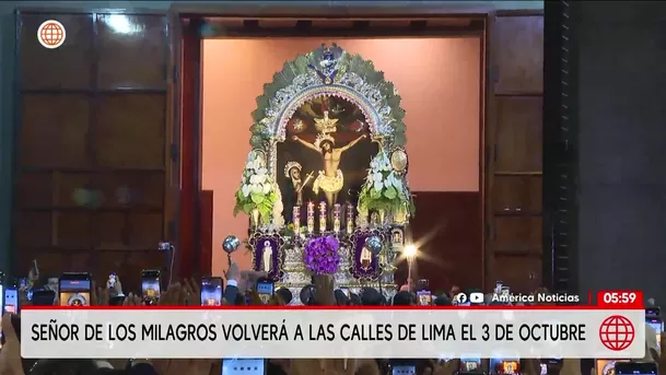 Misa del papa León XIV contaría con el Señor de los Milagros. Foto: América Noticias Misa del papa León XIV contaría con el Señor de los Milagros. Foto: América Noticias
