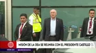 Misión de la OEA se reunirá hoy con el presidente Pedro Castillo