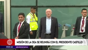 Llegó misión de la OEA. América Noticias