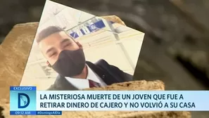 La misteriosa muerte de un joven que fue a retirar dinero de cajero y no volvió a su casa