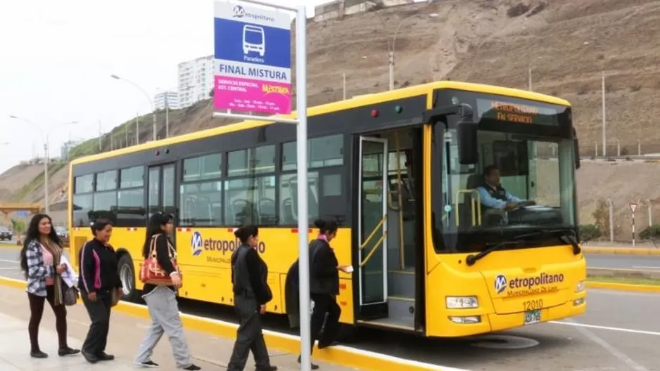 Servicio especial del Metropolitano llegará hasta Mistura. Foto: Andina.