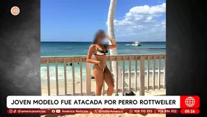 Joven modelo fue atacada por perro rottweiler en Chorrillos. Foto y video: América Noticias