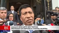 Moisés Mamani negó ser el testigo protegido en denuncia contra Bruno Giuffra