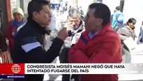 Moisés Mamani, congresista de Fuerza Popular.