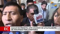 Mois&eacute;s Mamani presenta su defensa ante del Congreso. (Foto: Am&eacute;rica Noticias/Video: Am&eacute;rica Noticias)