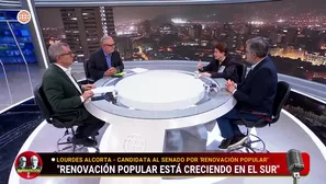 Candidatos al Senado de Primero la Gente y Renovación Popular discreparon sobre el Congreso, la franja electoral y sus liderazgos políticos. Video: América Televisión