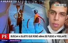 La Molina: Buscan a sujeto que robó arma de fuego a vigilante - Noticias de armas-fuego