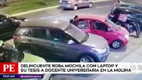 El hecho ocurrió en La Molina. Foto: América TV