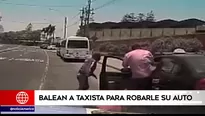 Disparan a conductor para robarle su auto. América Noticias