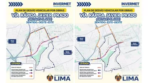 Desde el 26 de enero se activarán desvíos en Javier Prado, en La Molina, por obras de la vía rápida Frutales–El Golf. Foto: Invermet. Video: Canal N