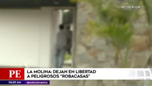 'Robacasas' fueron liberados tras cometer delito. (América TV)