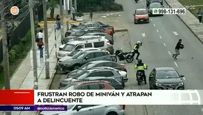 Intento de robo en La Molina. Foto y video: América Noticias