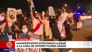 La manifestación recorrió la Av. Las Palmeras y la Av. Javier Prado