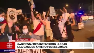 La manifestación recorrió la Av. Las Palmeras y la Av. Javier Prado