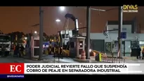 Peaje en la avenida Separadora Industrial podría ser repuesto. América Noticias