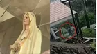 La Molina: Sujeto destruyó imagen de la Virgen María de Cerro Centinela