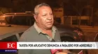 La Molina: taxista choca contra poste tras ser agredido por pasajero