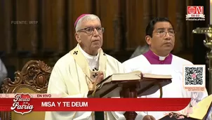 Después de la Misa Solemne y Te Deum, la comisión de anuncio del Congreso saldrá del Palacio Legislativo a las 10:30 a.m. / Video: Canal N