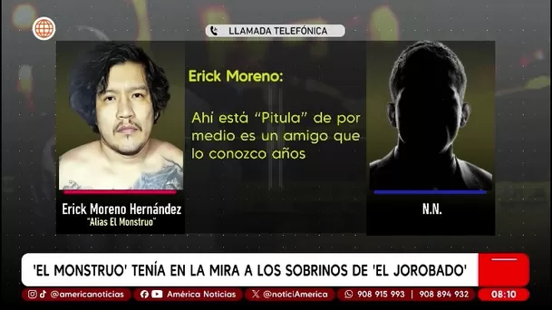 El monstruo tenía en la mira a los sobrinos del Jorobado. Foto: Unidad de investigación El monstruo tenía en la mira a los sobrinos del Jorobado. Foto: Unidad de investigación