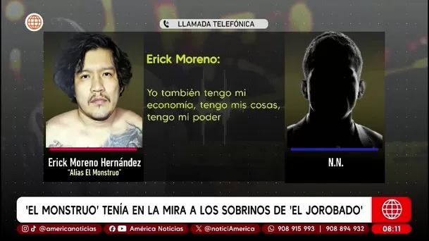 El monstruo tenía en la mira a los sobrinos del Jorobado. Foto: Unidad de investigación El monstruo tenía en la mira a los sobrinos del Jorobado. Foto: Unidad de investigación