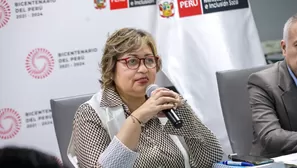 Ministra Fanny Montellanos abordó el presunto caso de agresión del alcalde de Pimentel y su pareja. / Video: Canal N