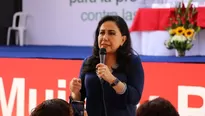 Gloria Montenegro se refirió a la ministra Flor Pablo. Foto: Andina