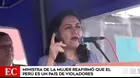 Gloria Montenegro reafirmó que el Perú es un país de violadores