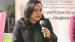 Gloria Montenegro, ministra de la Mujer (Foto y video: Canal N)