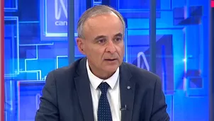 Ministro de Energía y Minas, Jorge Montero, rechaza el Reinfo y propone incentivos para formalizar. Video: Canal N