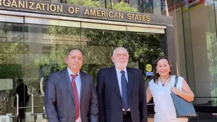 Daniel Córdova, Jorge Montoya y Nidia Vílchez. Foto: Twitter Jorge Montoya