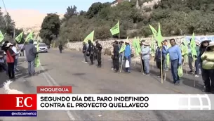 Protestas contra Quellaveco. América Noticias