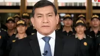 Carlos Morán, ministro del Interior (Foto: Captura América TV)