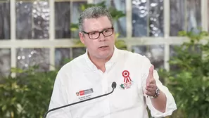 En su pronunciamiento, el titular de Educación resaltó la inversión pública destinada al sector durante la gestión de la presidenta Boluarte. Foto: Minedu