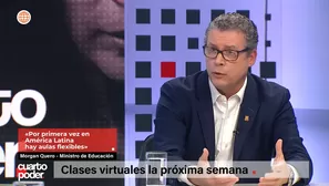 Morgan Quero, ministro de Educación. Video: Canal N