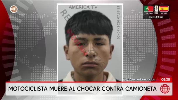 Motociclista de 19 años muere en choque en Lince. Foto: América Noticias Motociclista de 19 años muere en choque en Lince. Foto: América Noticias