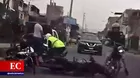 Motociclista evita intervención y desata persecución por Surco y San Juan de Miraflores