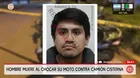 Motociclista muere tras chocar con cisterna en VMT