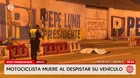 Motociclista muere tras violento despiste en el Rímac