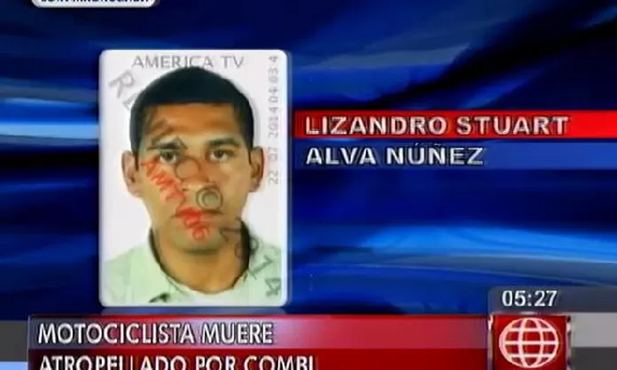 Motociclista murió atropellado por chofer que se dio a la fuga en La Molina
