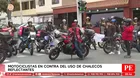 Motociclistas piden anular uso de chalecos con placas
