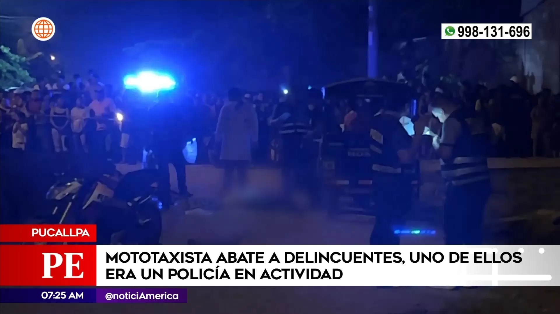 Hombre abrió fuego contra delincuentes | América Noticias