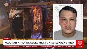 Asesinan a mototaxista frente a su esposa e hija. Foto y video: AN
